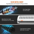thumbnail image 6 of VEVOR 60" Commercial Indoor Air Curtain Super Power 2 Speeds 2100CFM, Wall Mounted Air Curtains for Doors, Indoor Over Door Fan with Heavy Duty Limit Switch, Easy-Install 110V Unheated, 6 of 9