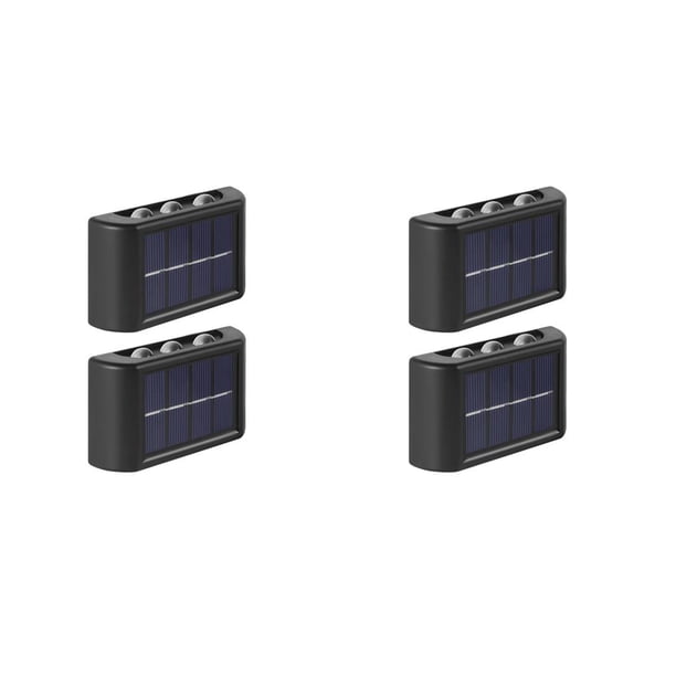 Toystoory Lámpara de pared con energía Solar ABS, 2 uds., portátil, decorativa, impermeable, a prueba de lluvia, a prueba de sol, lámpara de Type3 NO3