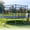Acacia Wood / Blue, variant on FunMay 15FT Trampoline with Safety Enclosure Net for Outdoor Kids