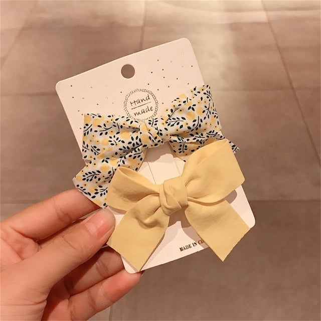Pinzas para el cabello para mujeres, pinzas para peinar, pinzas para el cabello para niñas, horquilla con lazo floral fresco, juego de pinzas para niñas, linda pinza para flequillo, horquilla con clip