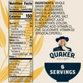 thumbnail image 3 of Quaker Immunity Instant Oatmeal, Blueberry Blackberry, Good Source of Vitamins C, D, & Zinc, Whole Grains. 1.41 oz packets, (6 Pack), 3 of 6