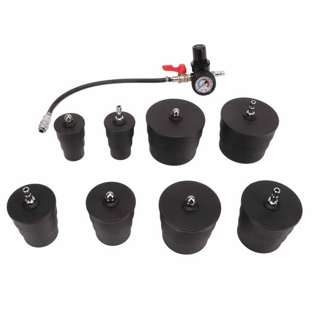 Comprobador de fugas del sistema turbo, kit de comprobador de fugas de presión de aire del turbocompresor de 9 piezas, comprobador de fugas de refuerzo del turbocompresor de mayor durabilidad