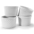 thumbnail image 1 of Bia Cordon Bleu 904926 14 oz White Porcelain Textured Ramekin 4 Count, Pack of 4, 1 of 1
