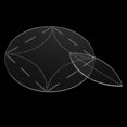 thumbnail image 3 of veasfak Clear Quilt Circle Template Round Acrylic Mosaic Tool Reusable Quilting Template 8inch, 3 of 9