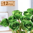 thumbnail image 2 of Ramo de rosas artificiales Hananona Silk Green, 12 unidades, San Patricio, 2 of 7