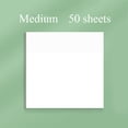thumbnail image 2 of Methold 50 hojas de notas adhesivas transparentes autoadhesivas para interiores, hogar, escuela, biblioteca, pared, pantalla de ordenador, Bloc Type3 NO3, 2 of 6
