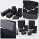 thumbnail image 4 of Caja de almacenamiento de caja de joyería de papel Kraft negro de 72 piezas de tamaño pequeño (negro), 4 of 6