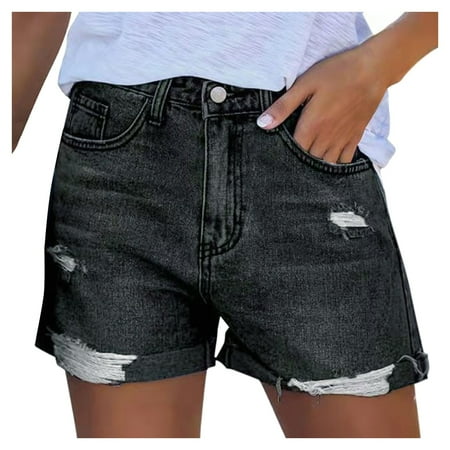 

Jeans Summer Pants Fashtion Women Shorts Slim Hole Pants Plus Size Pants Slit Pants plus Size Maternity plus Size Dress Pants Straight Leg Pants plus Size Bell Bottoms Pants for Women plus Size