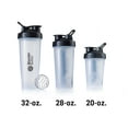 thumbnail image 6 of BlenderBottle Classic 20 oz Black and Clear Shaker Cup with Flip-Top and Wide Mouth Lid, 6 of 8