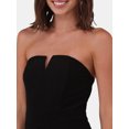 thumbnail image 3 of No Boundaries Strapless Tulip-Leg Shimmer Jumpsuit, Women's and Women’s Plus, 3 of 4