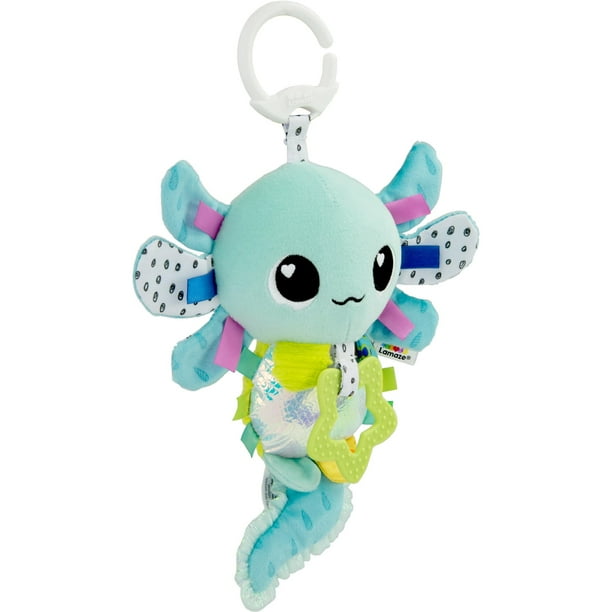 Asiento de coche y cochecito de juguete con clip Lamaze Alise Axolotl