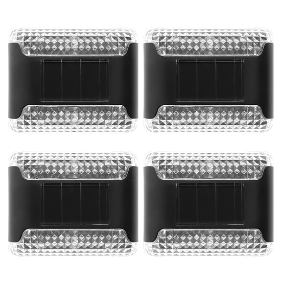 Solar Lights Outdoor, Waterproof Landscape Lighting, 4 Pack Solar Lights for Outside, Dusk To Dawn Security Lights for Patio, Wall Mounted Decoration Lights