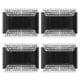 thumbnail image 1 of Xihbxyly Aplique Solar de Pared, Diseño Impermeable para Exteriores, Panel Solar de Alta Eficiencia, Ip65, Larga Duración, para Jardín, Patio y Puerta de Entrada, Juego de 4 Unidades, Fácil Instalaci, 1 of 4