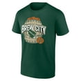thumbnail image 2 of Men's  Hunter Green Milwaukee Bucks Hometown Collection Brew City T-Shirt, 2 of 3
