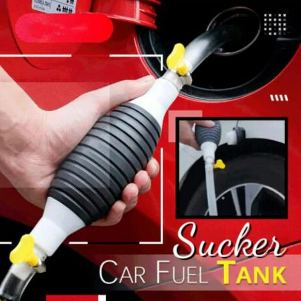 Bomba de agua con succión de líquido multifunción, bomba de aceite, bomba de sifón para transferencia de combustible líquido para gasolina y diésel con manguera de sifón de 2 m