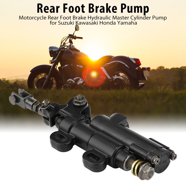 Hydraulic Master Cylinder,Folding Motorcycle Rear Brake Rear Brake Master Cylinder Rear Foot Brake Cylinder Pump Cutting-Edge Features