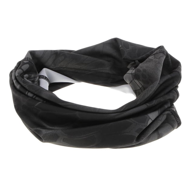 Diadema Bandana Zulema Cuello Gaiter Máscara Pasamontañas Ciclismo Negro