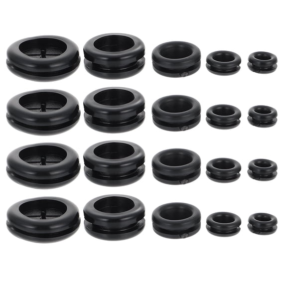 Shisuyan 50pcs Rubber Grommet Electrical Wire Gasket Rubber Washer Firewall Hole Plug