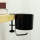 thumbnail image 3 of Portavasos de Escritorio Universal Ajustable con Brazo de Sujeción Antideslizante, con Clip para de Café y Gancho, Color ., 3 of 7