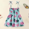 thumbnail image 1 of Vestido SDJMa para niñas y bebés, de verano, sin mangas, con tirantes y estampado gráfico, 1 of 8