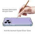 thumbnail image 5 of AquaFlex Hybrid Slim Designed For Apple iPhone 13 Pro 6.1"Case Transparent Clear, 5 of 8
