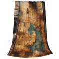 thumbnail image 2 of Fotbe Antique Map Adventure Scene Manta de Franela Acolchonada con Estampado, Súper Suave y Esponjosa, Extra Grande para Sofá, Cama, Uso Todo el Año-80"x60", 2 of 7