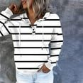 thumbnail image 3 of Fesfesfes Women Hooded Hooded Print Long-sleeved Sweatshirt Casual Blouse Pullover Tops Clearance Under $10, 3 of 6