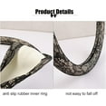 thumbnail image 3 of 15 Inches Cute Bow Steering Wheel Protective Cover Vintage Lace Car Steering Wheel Cover for Women Car Interior Decor Accessories, Pure Black, 3 of 13