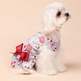 thumbnail image 3 of Vestido navideño Fitwarm con bastones de caramelo para perros pequeños talla XS, 3 of 8