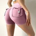 thumbnail image 1 of WILLBEST Pantalones Cortos Ajustados de Cintura Alta Para Mujer, Pantalones Deportivos A La Moda, Leggings Lisos, Pantalones Cómodos, Elásticos, Ropa Informal Para Hacer Ejercicio Grande, 1 of 5