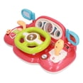thumbnail image 2 of Volante De Simulación De Bebé, Sensación De Dirección Del Volante Para Niños Que Mejora La Música, Faros Intermitentes Para Educación Temprana Amonsee No, 2 of 7