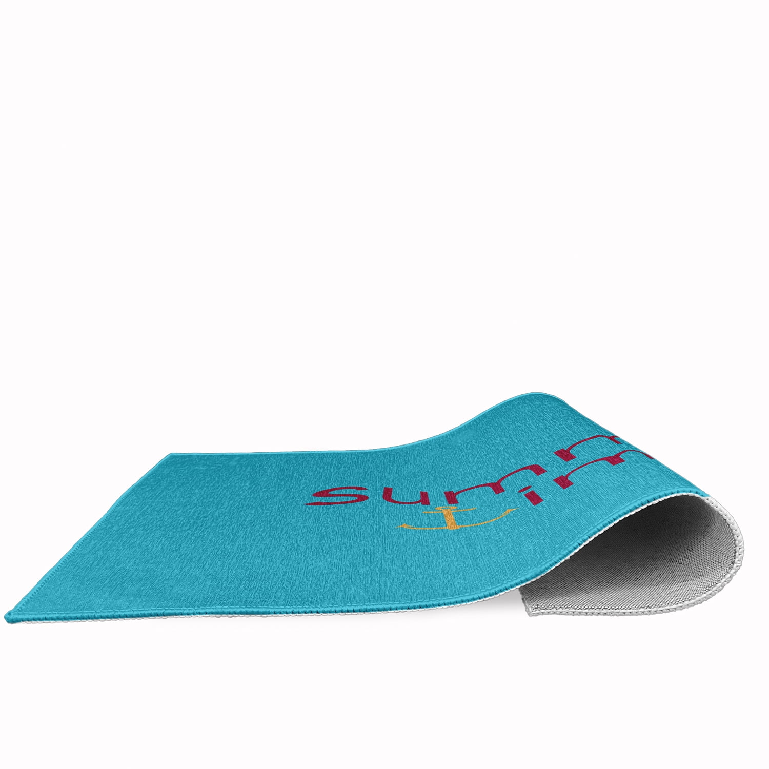 3' x 5' Simply Daisy Summer Time Anchored Beach Style Chenille Area Rug, Lipstick Pink