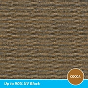 Coolaroo Ready to Hang Outdoor Sun Shade Sail Triangle 90% UV Block Protection for Backyard, Garden, Patio, Playground, 11'10 Triangle, Cocoa