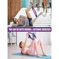 thumbnail image 6 of Pilates Ring, 15" Padded - Handle Lightweight Non - Pilates Equipment, Full - Body Toning Fitness Circle for Arms, Thighs & Core,Grey, 6 of 7