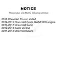 thumbnail image 2 of Positive Plus Front Rear Semi-Metallic Brake Pads Kit for Car Chevrolet Cruze Sonic Limited KPF-100214, 2 of 8