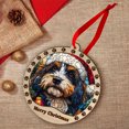 thumbnail image 4 of Bearded Collie Christmas Dog Ornament, Bearded Collie Dog Christmas Decor, Bearded Collie Dog Suncatcher Gift, Xmas Decorations, Dog Gifts, 4 of 4