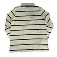 thumbnail image 2 of GANT Men's Breton Stripe Heavy Rugger Long Sleeve Polo Shirt, Cream, S, 2 of 2