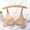 Beige BG75D, variant on Women Bra Underwear for Women Lift up Gathered Bras Solid Color Comfy Thin Brassiere Ladies Plus Size Casual Wear Red 90D