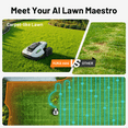 thumbnail image 4 of Mammotion YUKA Mini 600H Robot Lawn Mower,Reception 0.15 Max 0.3 Acre Coverage, Auto Mapping, With 4G,AI Obstacle Avoidance, Dual Cutting Discs,APP Control,Multi-Zone Management, 4 of 7
