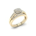 thumbnail image 2 of 1/3ct TDW 10k Yellow Gold Diamond Bridal Set, 2 of 4