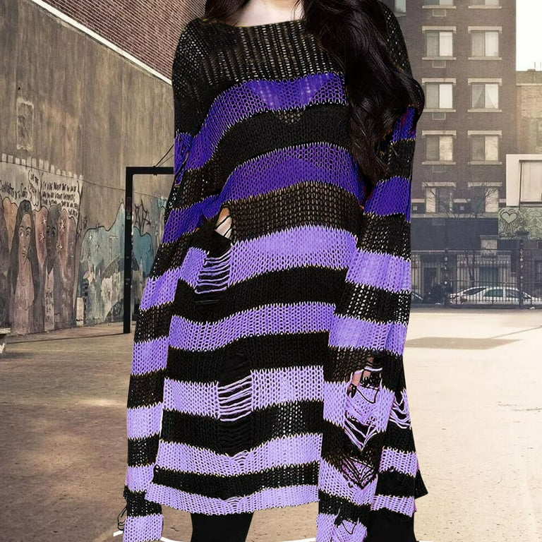 Jumper top with holes