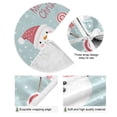 thumbnail image 2 of Merry Christmas Snowman Gifts Christmas Tree Skirt 48 Inch Winter Xmas Tree Mat for Home Party Holiday Decorations, 2 of 5