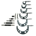 thumbnail image 2 of ALL-CARB 0-6"/0.0001" Outside Micrometer Set Premium Precision w/Carbide Tips Wooden Case, 2 of 5