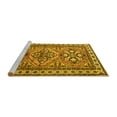 thumbnail image 2 of Ahgly Company Machine Washable Indoor Rectangle Persian Yellow Traditional Area Rugs, 4' x 6', 2 of 4