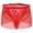 Red, variant on ZToonmas Mens Sheer Lace Boxer Briefs Low Rise Bow Lingerie with Multiple Color Options for Daily Wear