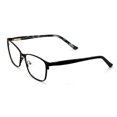 thumbnail image 3 of Premium Women Fashion Stainless Steel Reading Glasses Frame Clear Lens Metal Reader With Acetate Temple, 3 of 7