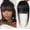Black, variant on One Piece Bangs Hair Wigs for Women - Natural Looking Synthetic Hair Hair Wigs with Fringe for Daily Wear and Special Occasions