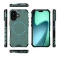 thumbnail image 3 of Case For IPhone 17 [Compatible With MagSafe] Military Grade Airbag Anti Fall Protective Solid Color Phone Case,Green,For iPhone 17, 3 of 6