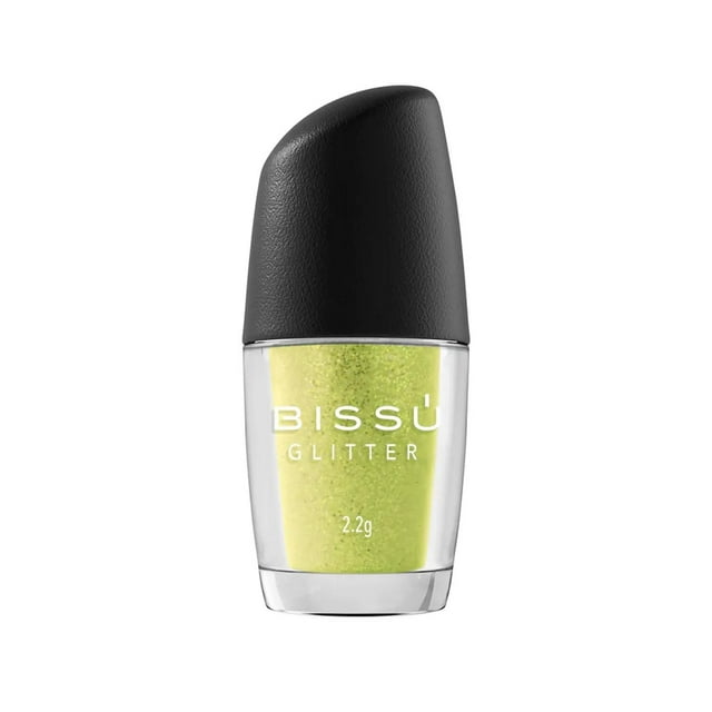 Glitter para rostro Varios tonos Bissu 2.2 g amarillo