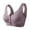 Purple, variant on Bra Front Closure, Hugcore Gathering and Adjusting Strapless Bra Underwear with Large Breasts Small Thin Breathable No Rings Breasts Anti Sagging Bra Bras for Elderly Women Beige L
